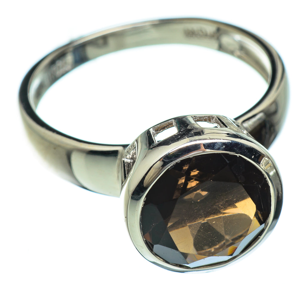 Smoky Quartz Rings handcrafted by Ana Silver Co - RING47999