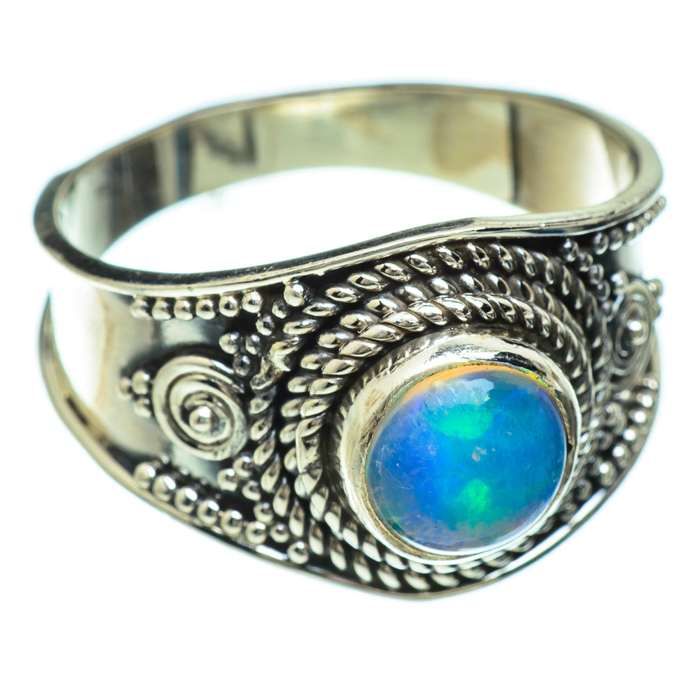Ethiopian Opal Rings handcrafted by Ana Silver Co - RING48221