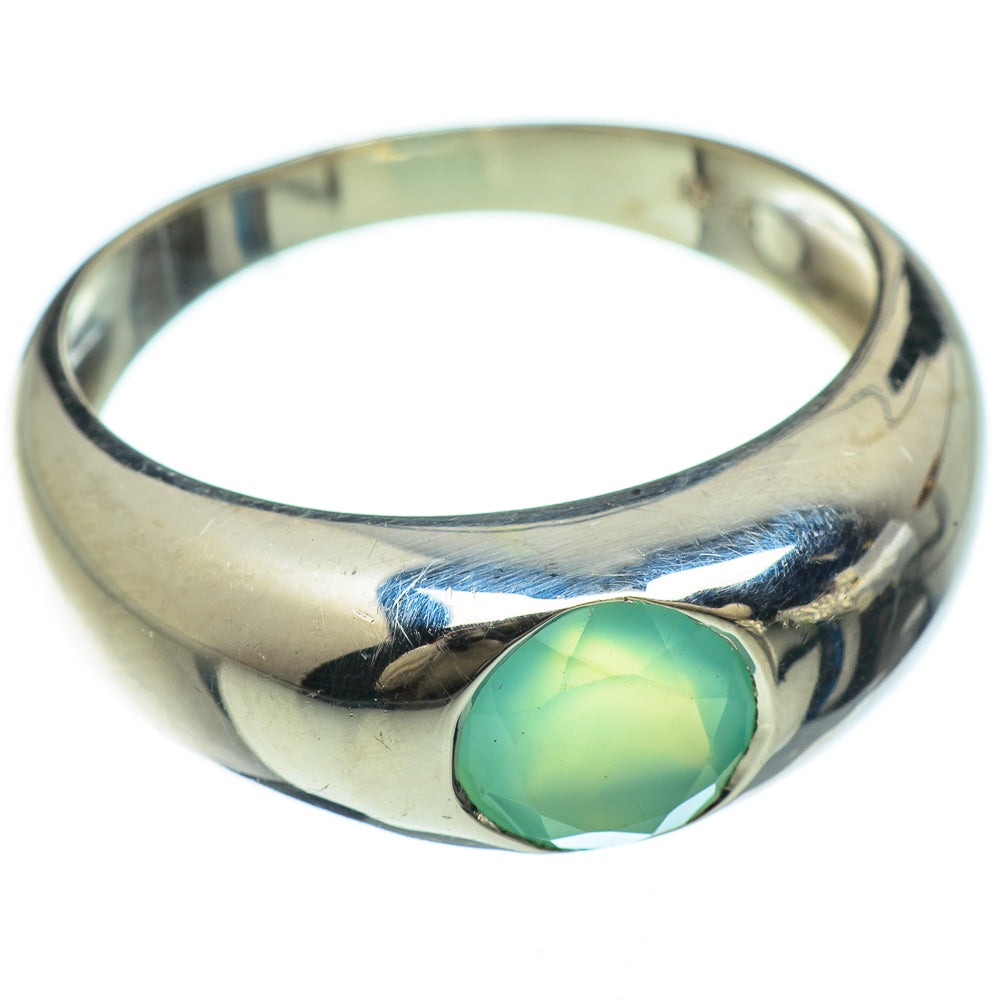 Aqua Chalcedony Rings handcrafted by Ana Silver Co - RING48228