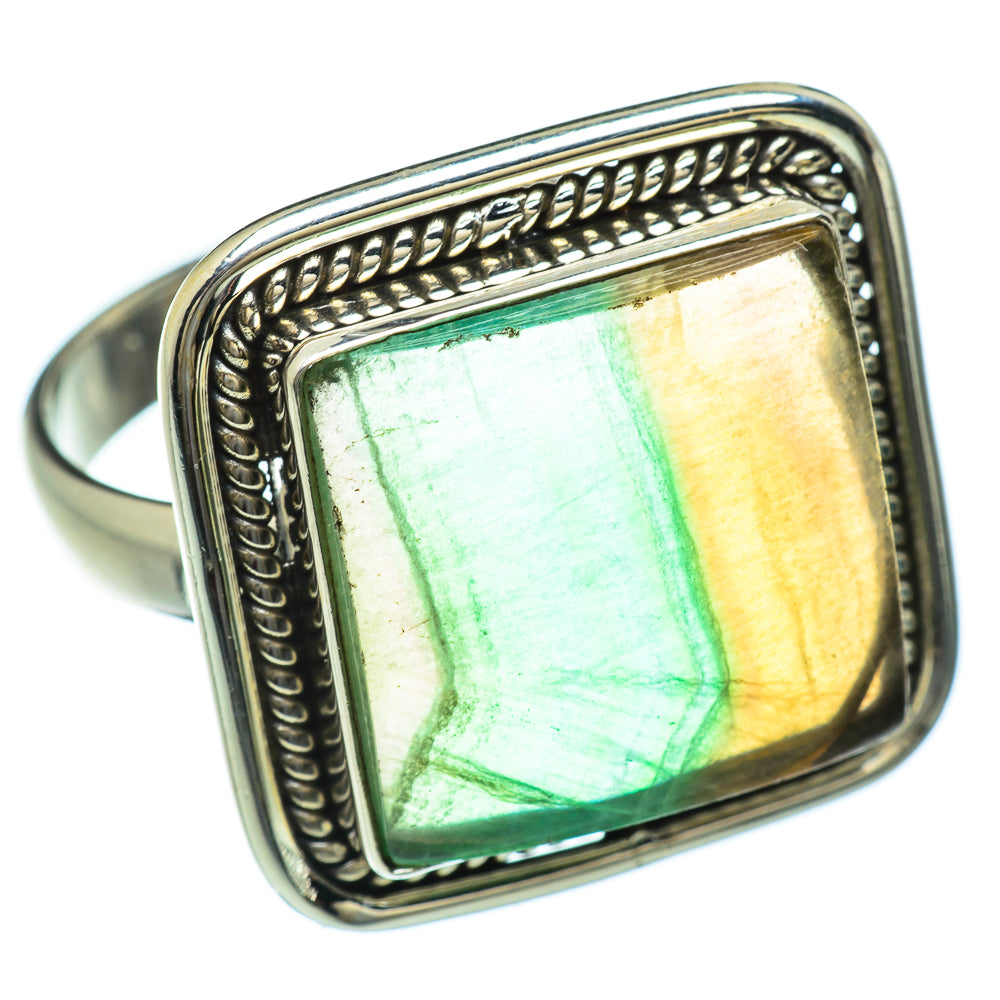 Fluorite Rings handcrafted by Ana Silver Co - RING48244