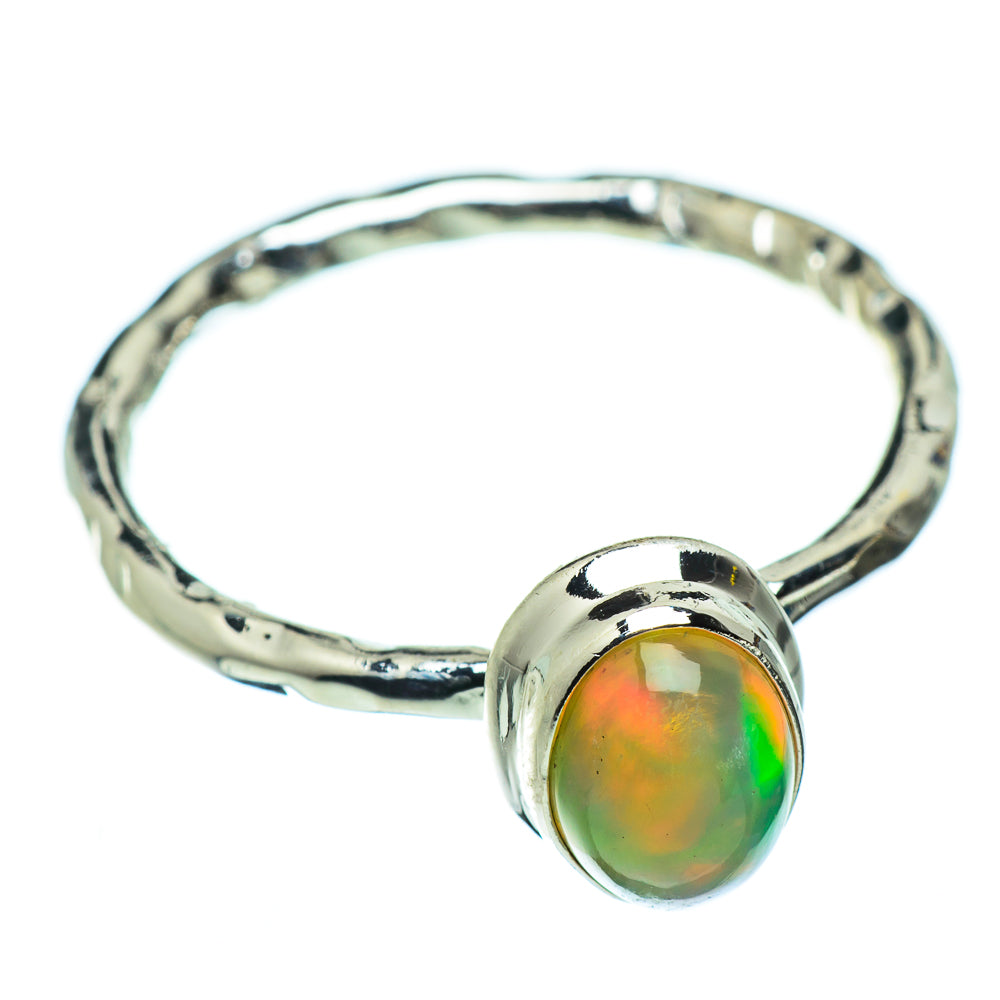 Ethiopian Opal Rings handcrafted by Ana Silver Co - RING48392