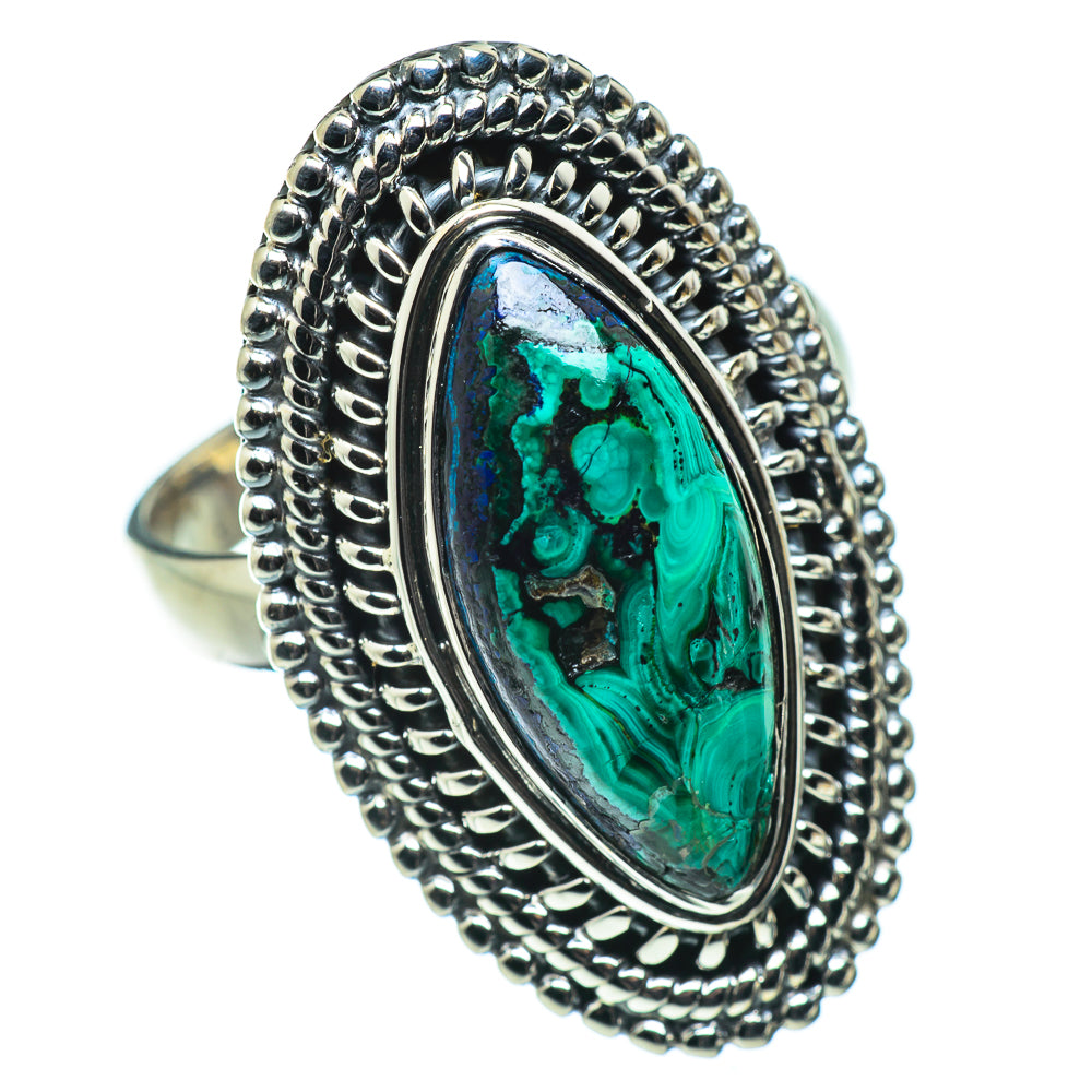 Chrysocolla Rings handcrafted by Ana Silver Co - RING48401