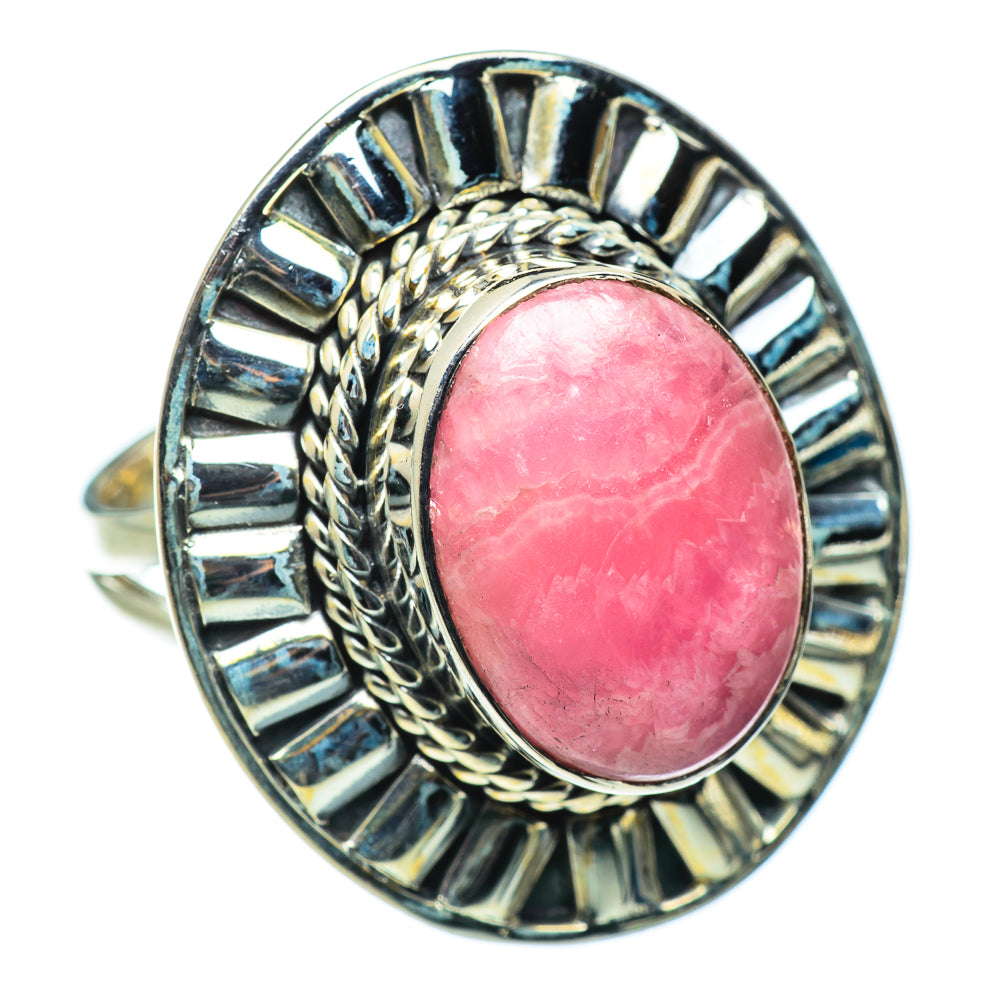 Rhodochrosite Rings handcrafted by Ana Silver Co - RING48409