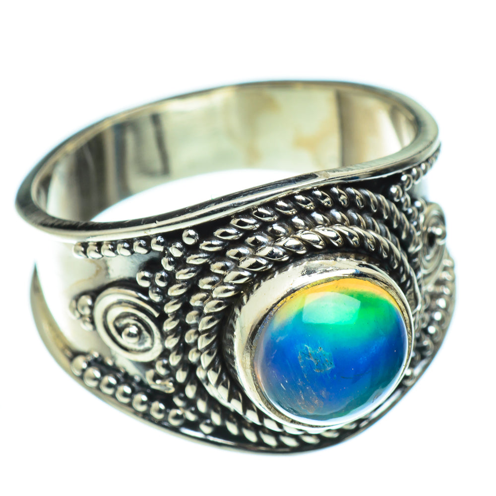 Ethiopian Opal Rings handcrafted by Ana Silver Co - RING48448