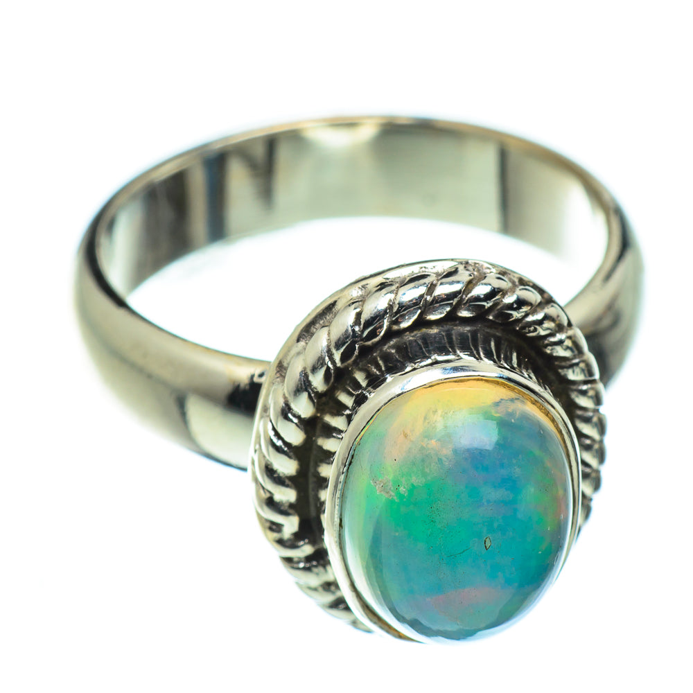 Ethiopian Opal Rings handcrafted by Ana Silver Co - RING48478