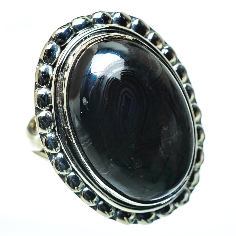 Psilomelane Rings handcrafted by Ana Silver Co - RING48652