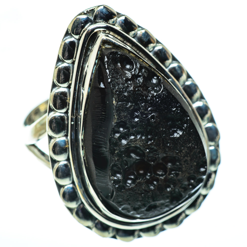 Tektite Rings handcrafted by Ana Silver Co - RING48680