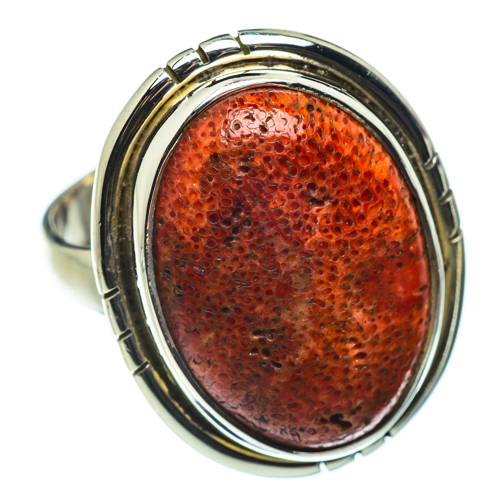 Sponge Coral Rings handcrafted by Ana Silver Co - RING48879