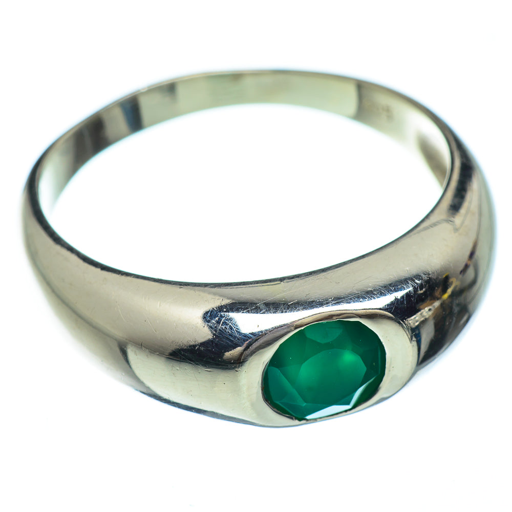 Green Onyx Rings handcrafted by Ana Silver Co - RING49097