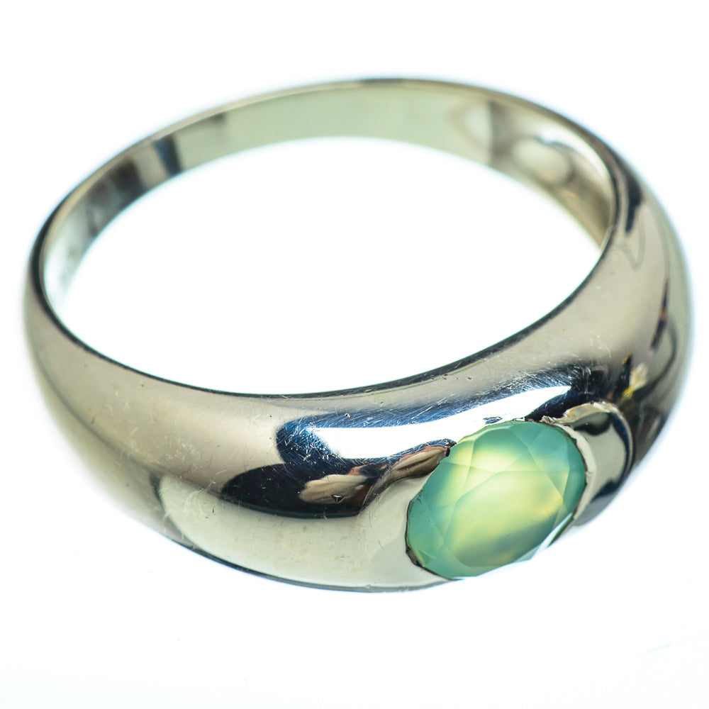 Aqua Chalcedony Rings handcrafted by Ana Silver Co - RING49162