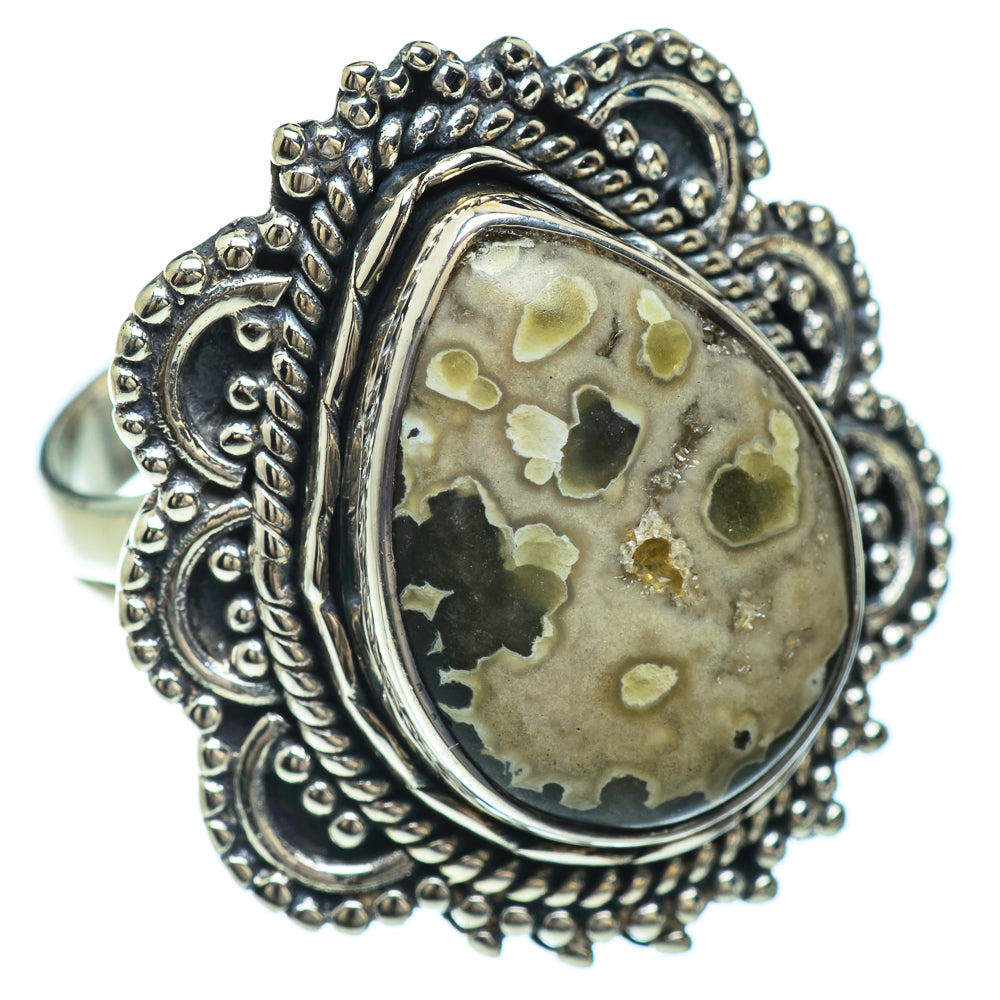 Ocean Jasper Rings handcrafted by Ana Silver Co - RING49168