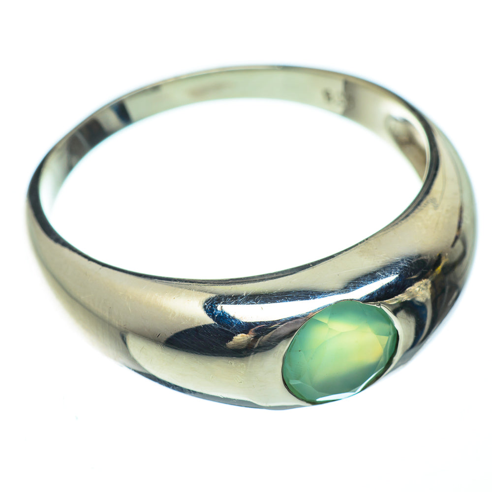 Aqua Chalcedony Rings handcrafted by Ana Silver Co - RING49314