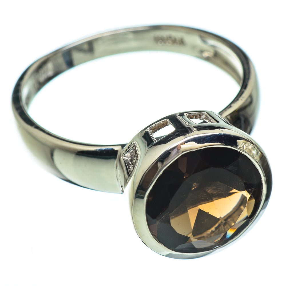Smoky Quartz Rings handcrafted by Ana Silver Co - RING49320