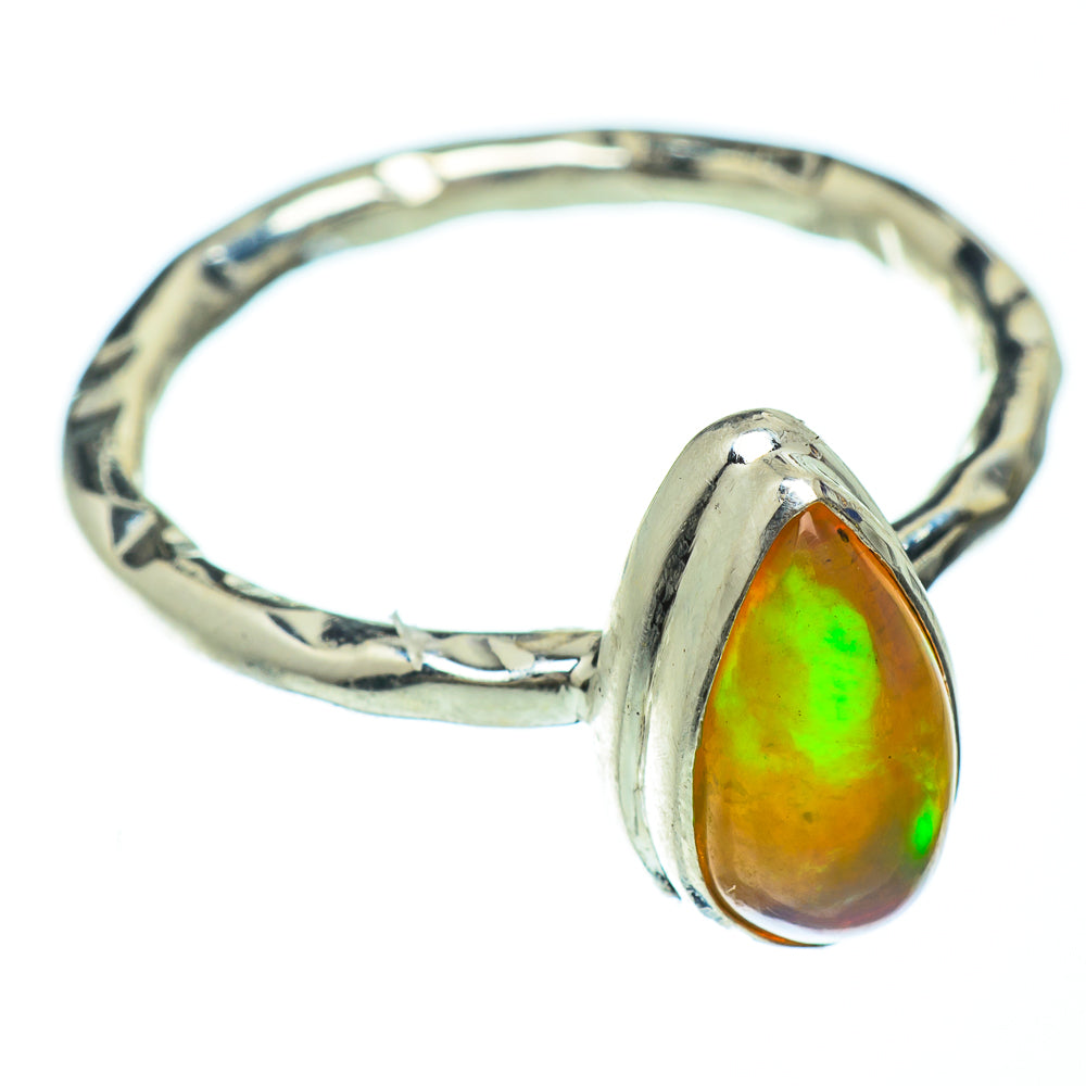 Ethiopian Opal Rings handcrafted by Ana Silver Co - RING49353