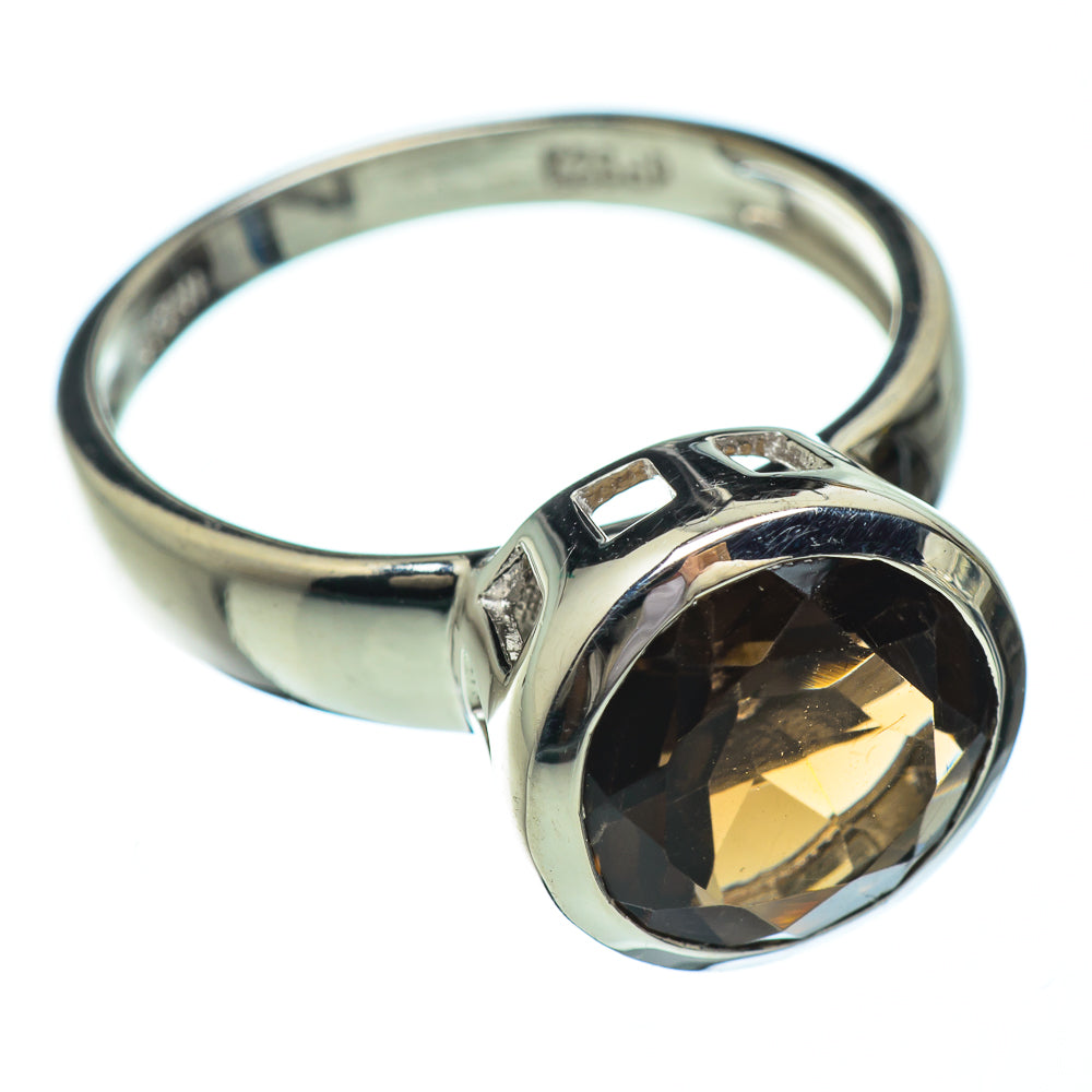 Smoky Quartz Rings handcrafted by Ana Silver Co - RING49367