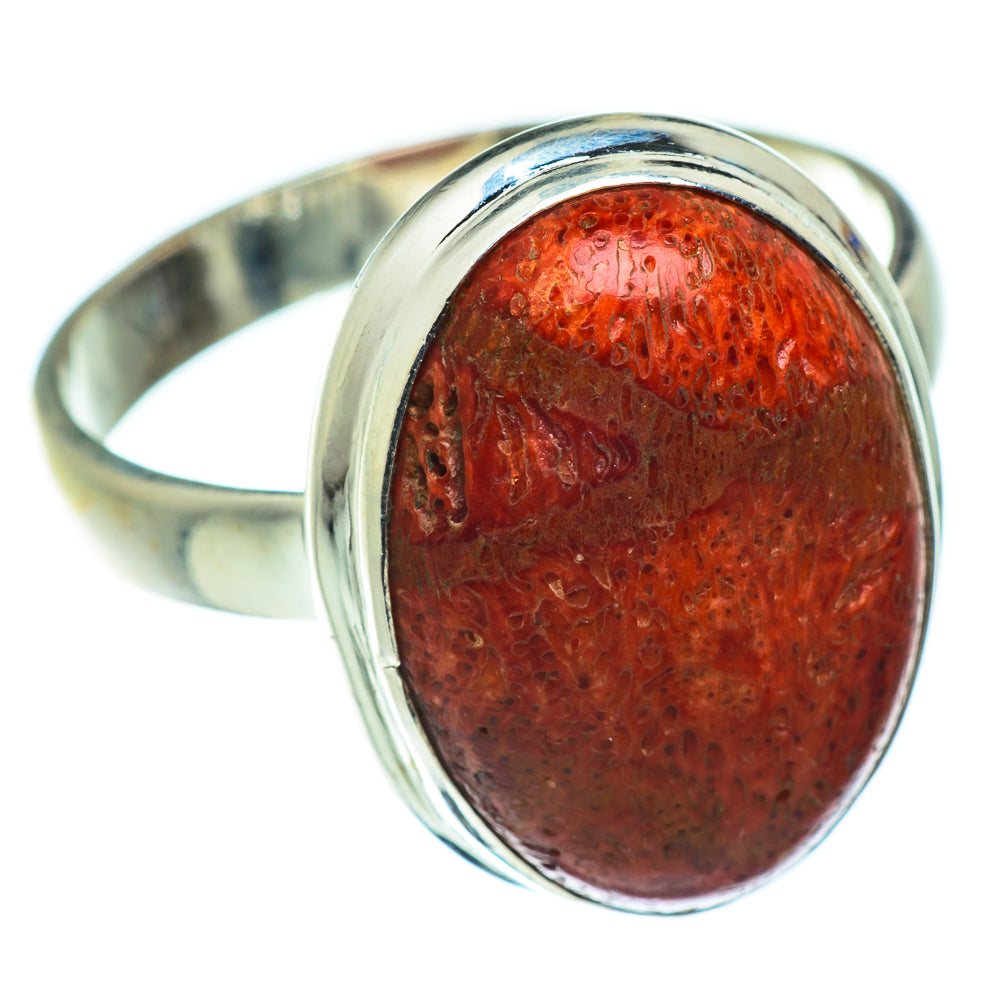 Sponge Coral Rings handcrafted by Ana Silver Co - RING49610