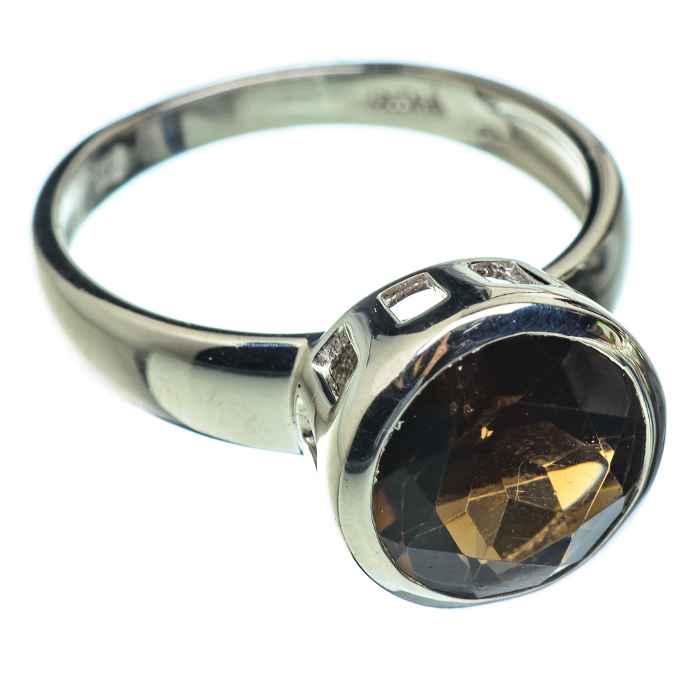 Smoky Quartz Rings handcrafted by Ana Silver Co - RING49929