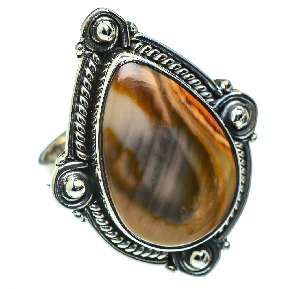Imperial Jasper Rings handcrafted by Ana Silver Co - RING50056