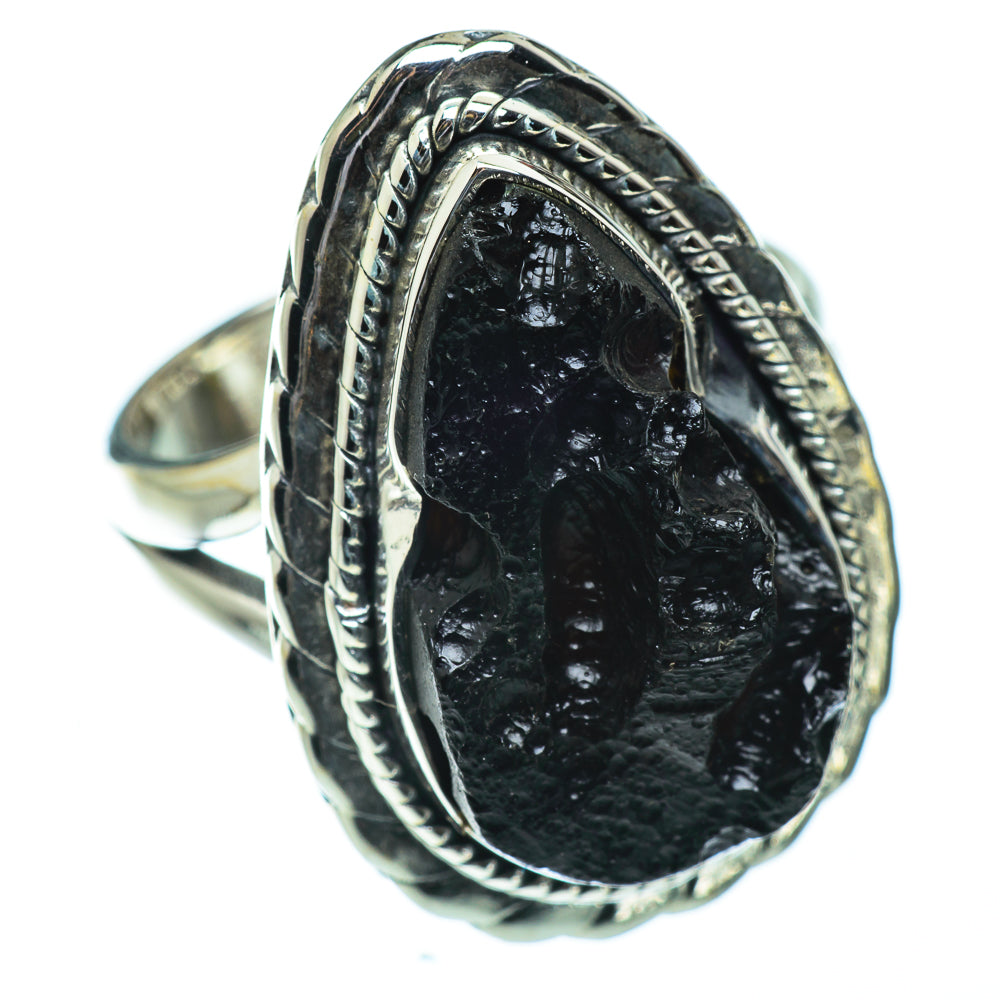 Tektite Rings handcrafted by Ana Silver Co - RING50307