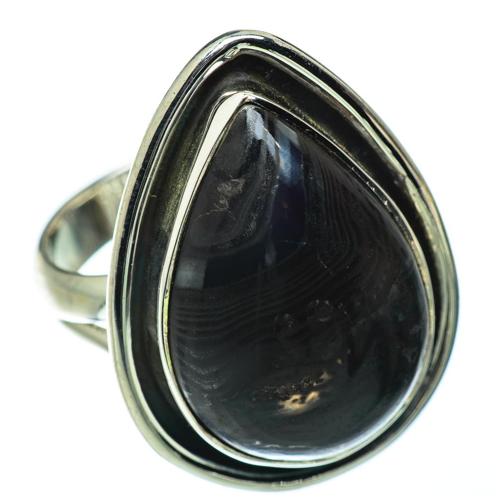 Psilomelane Rings handcrafted by Ana Silver Co - RING50397