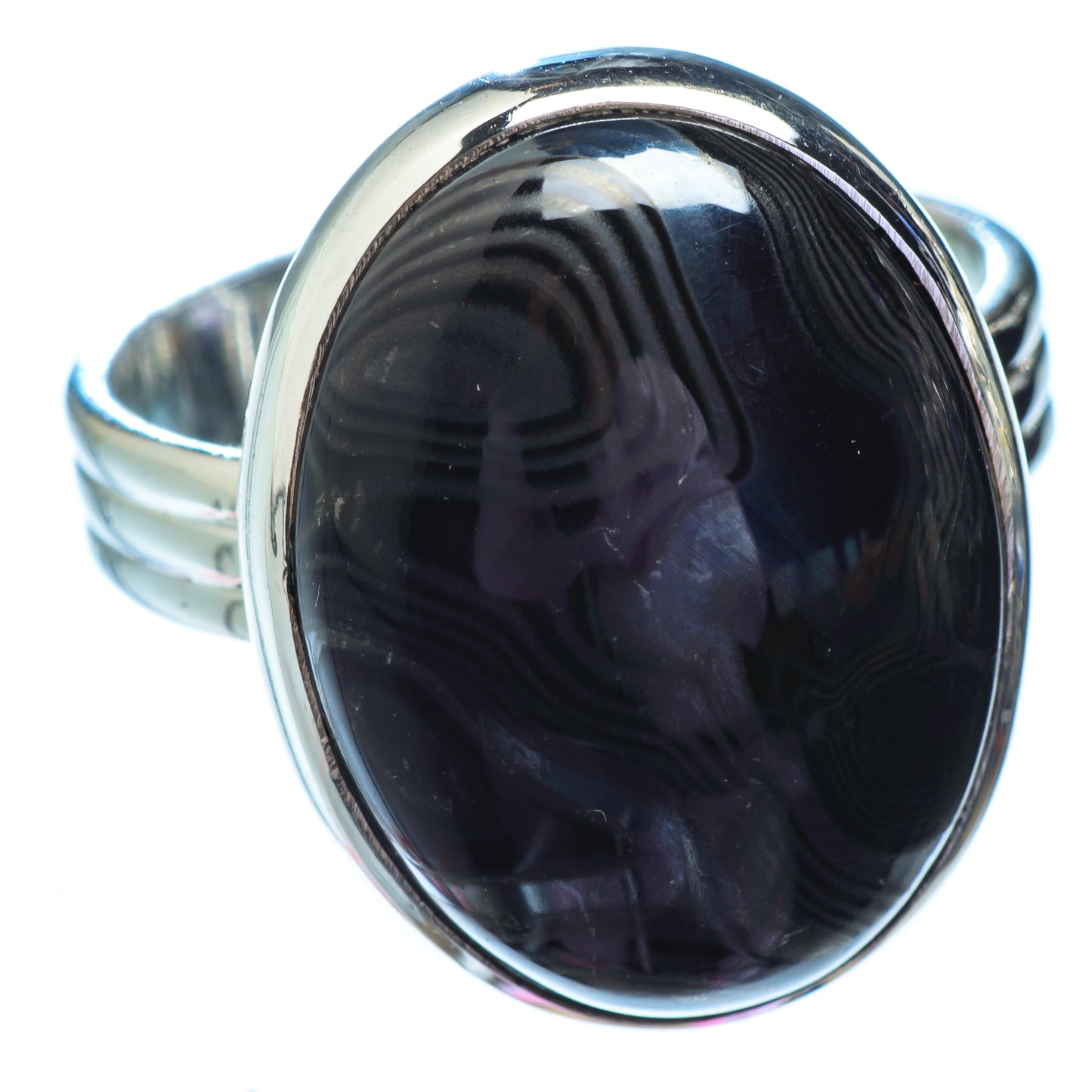 Psilomelane Rings handcrafted by Ana Silver Co - RING5054