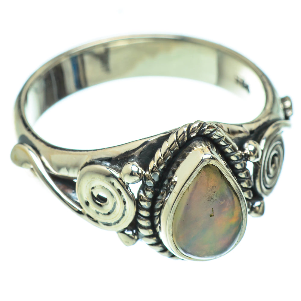 Ethiopian Opal Rings handcrafted by Ana Silver Co - RING50834