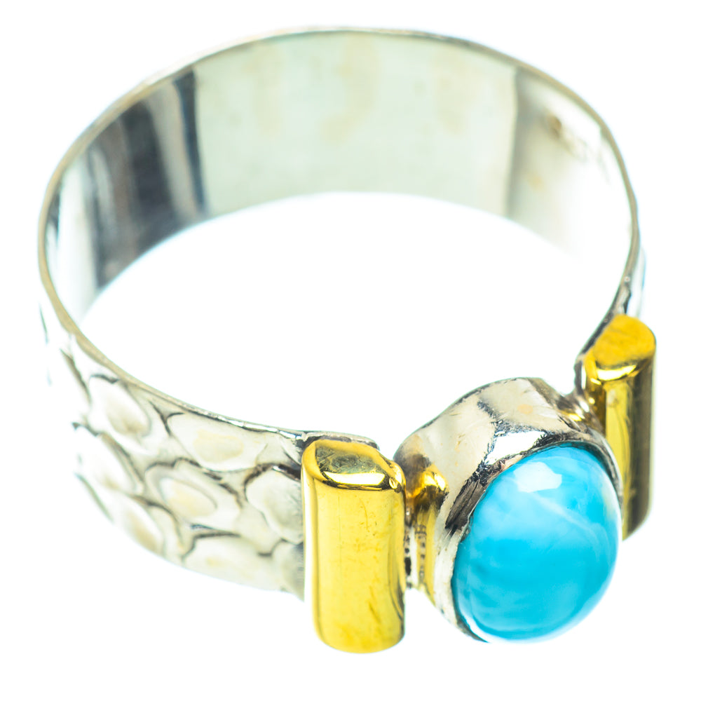 Larimar Rings handcrafted by Ana Silver Co - RING51304