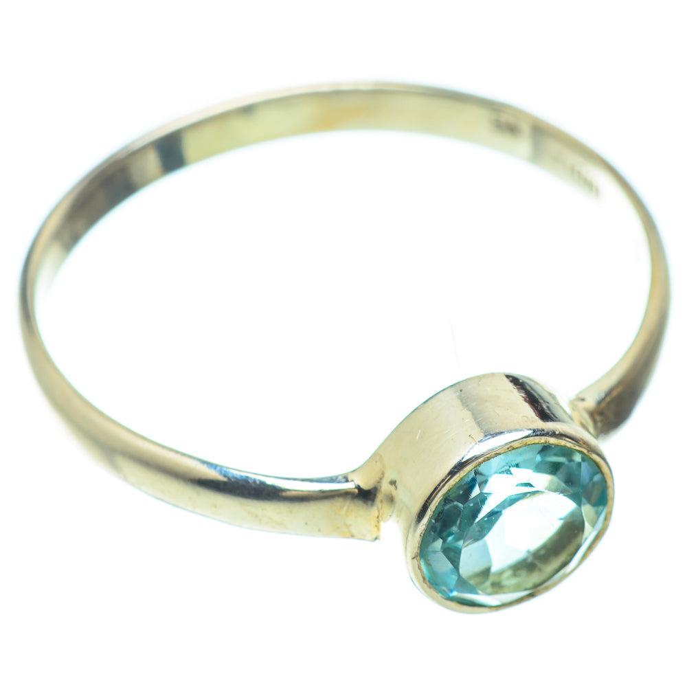 Blue Topaz Rings handcrafted by Ana Silver Co - RING51623