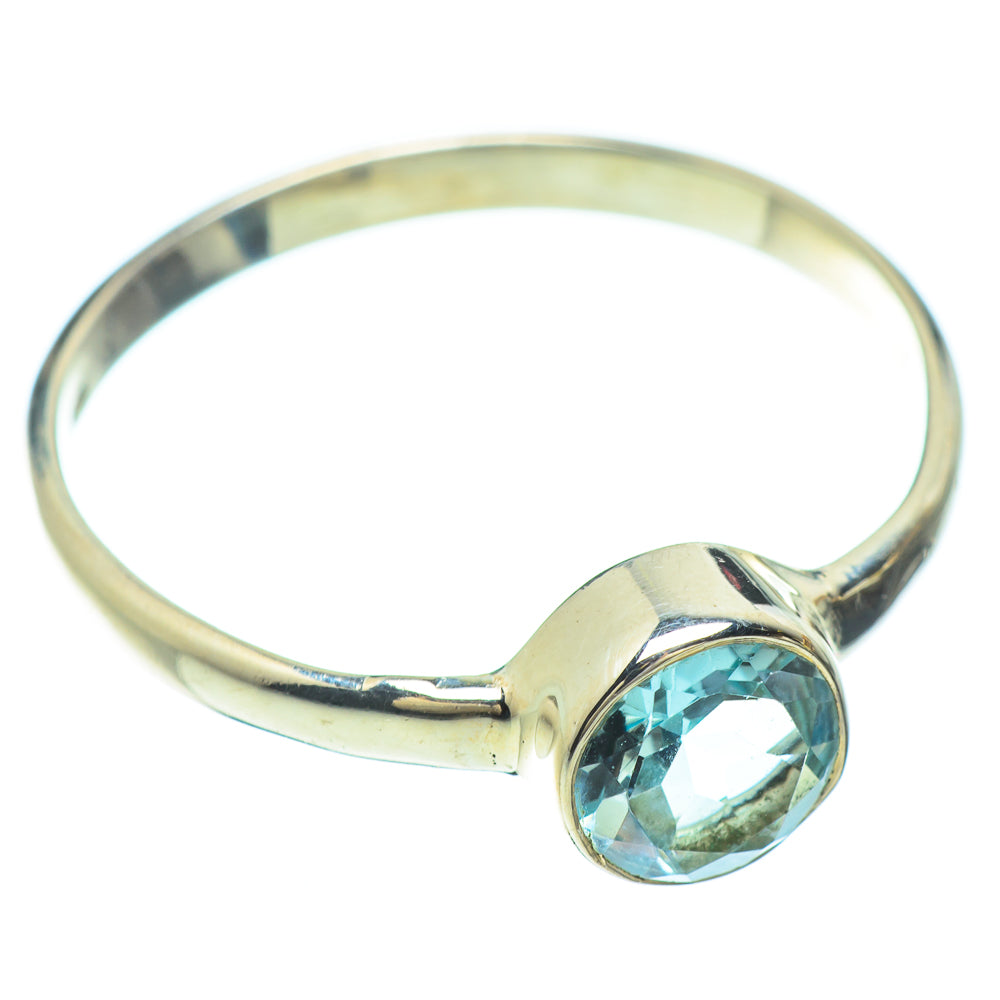 Blue Topaz Rings handcrafted by Ana Silver Co - RING51680