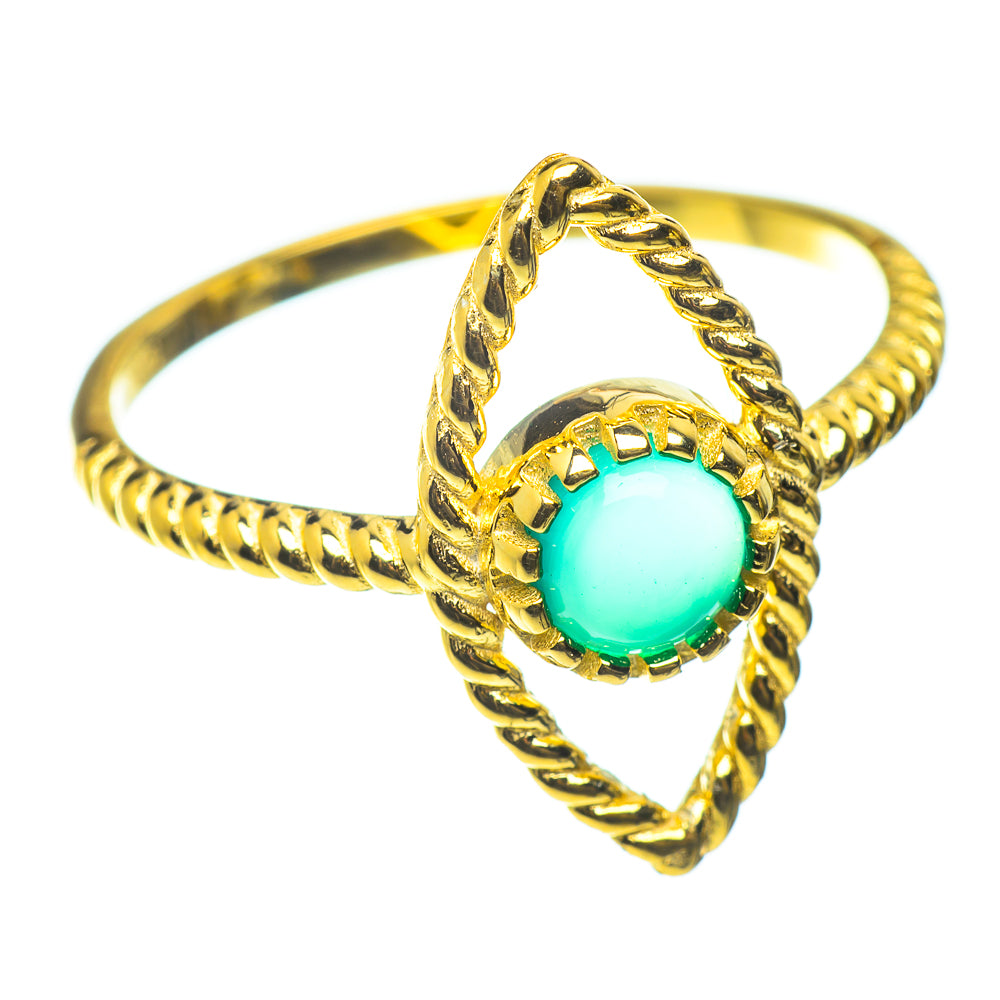 Green Onyx Rings handcrafted by Ana Silver Co - RING51790