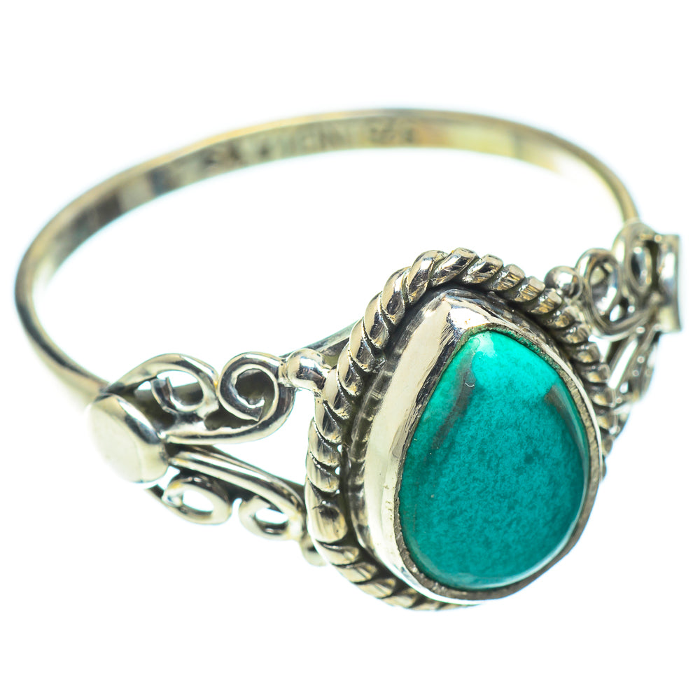 Tibetan Turquoise Rings handcrafted by Ana Silver Co - RING51896