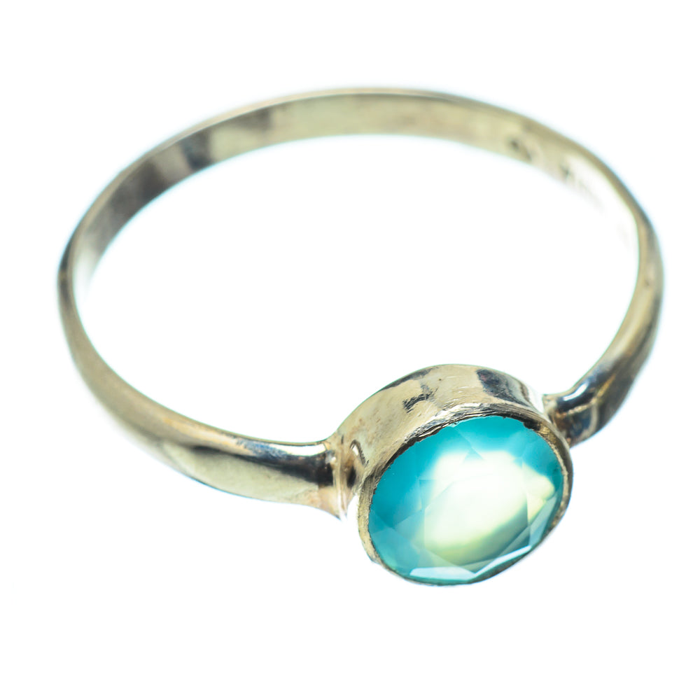 Aqua Chalcedony Rings handcrafted by Ana Silver Co - RING51927
