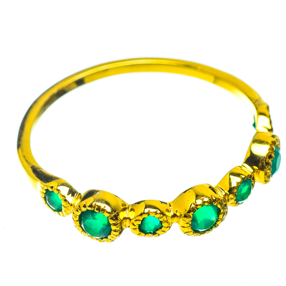 Green Onyx Rings handcrafted by Ana Silver Co - RING51959