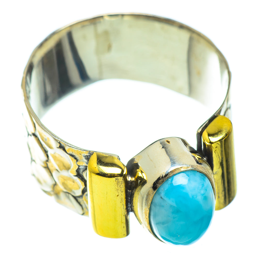 Larimar Rings handcrafted by Ana Silver Co - RING52021