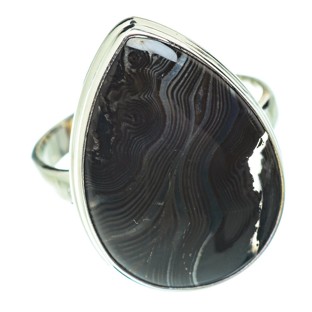 Psilomelane Rings handcrafted by Ana Silver Co - RING52174