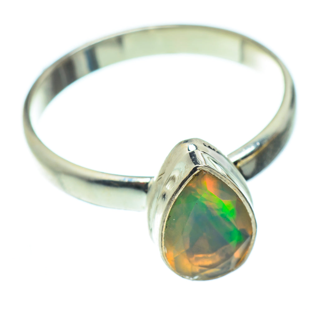 Ethiopian Opal Rings handcrafted by Ana Silver Co - RING52235