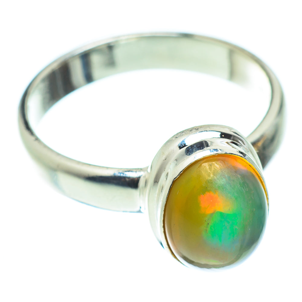 Ethiopian Opal Rings handcrafted by Ana Silver Co - RING52291