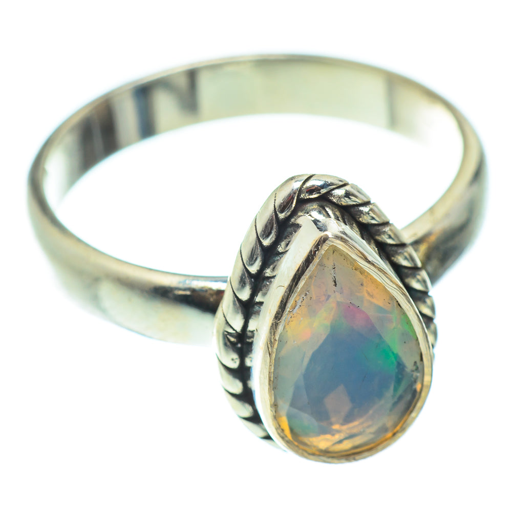 Ethiopian Opal Rings handcrafted by Ana Silver Co - RING52294