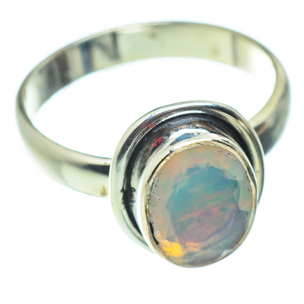 Ethiopian Opal Rings handcrafted by Ana Silver Co - RING52333
