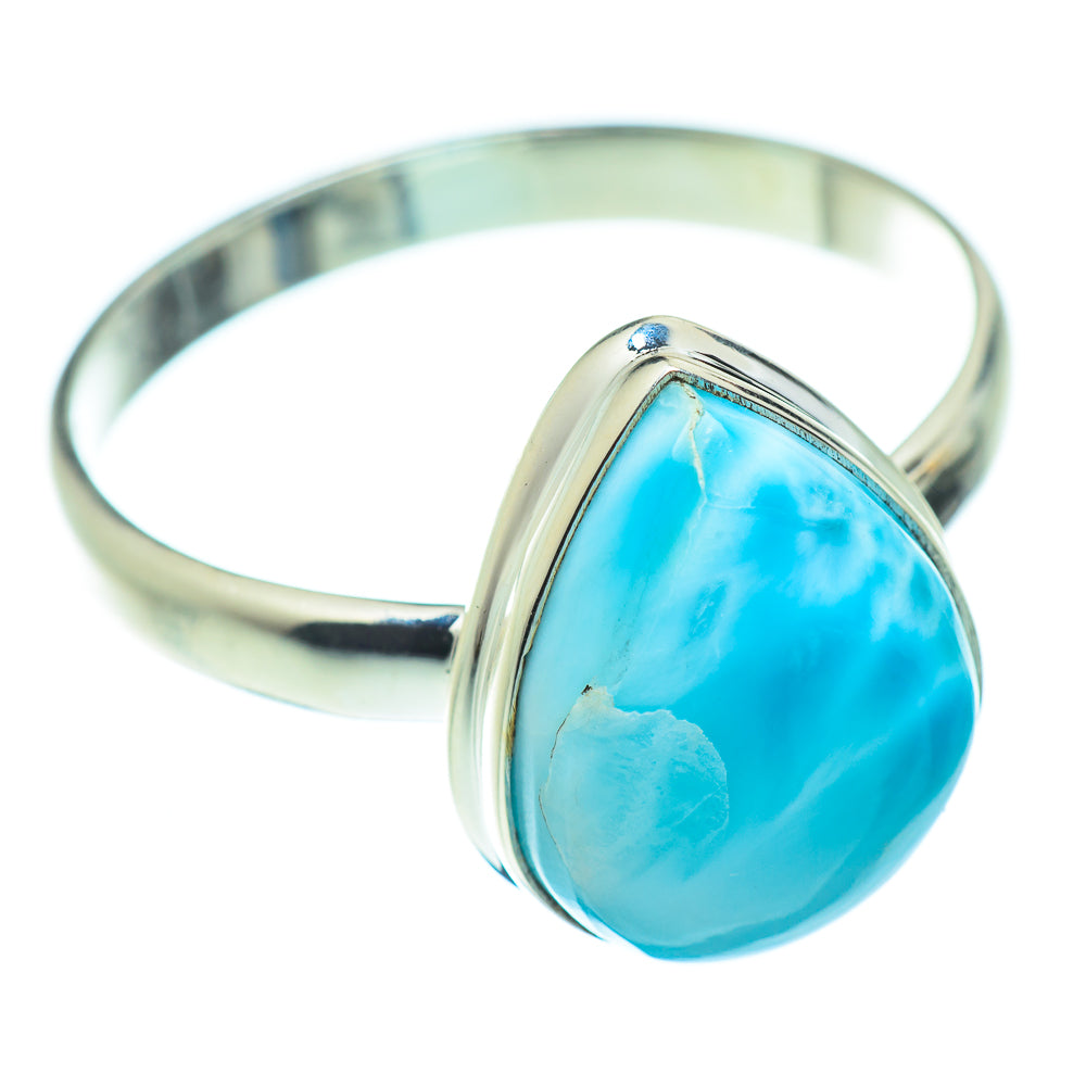 Larimar Rings handcrafted by Ana Silver Co - RING52341