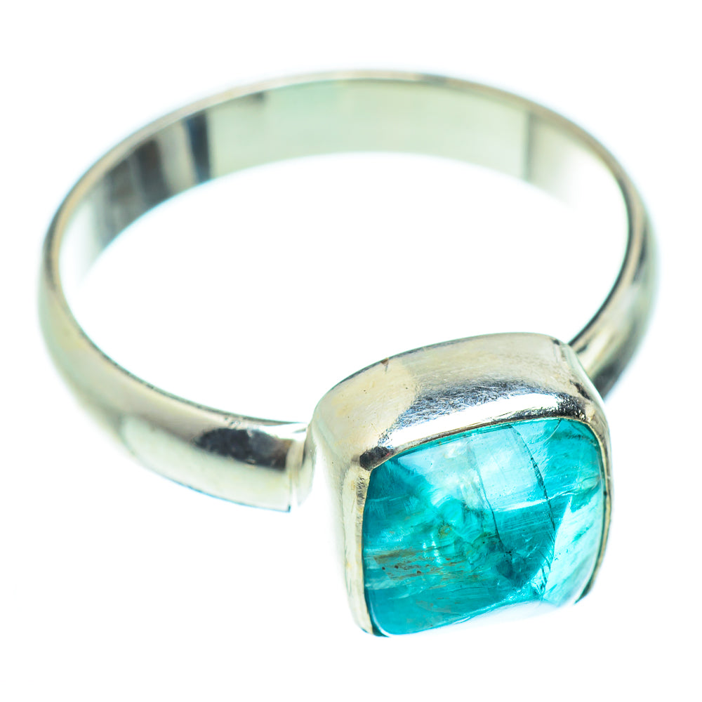 Blue Fluorite Rings handcrafted by Ana Silver Co - RING52374