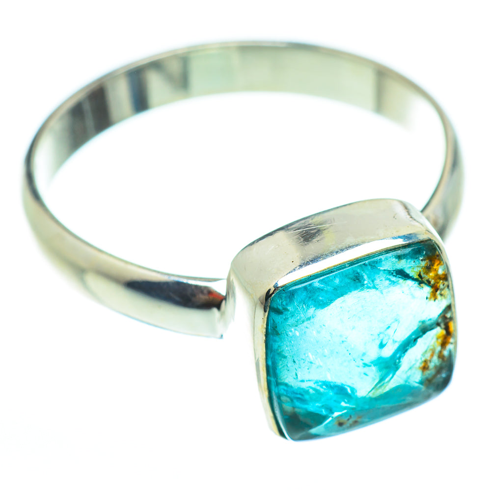 Blue Fluorite Rings handcrafted by Ana Silver Co - RING52479