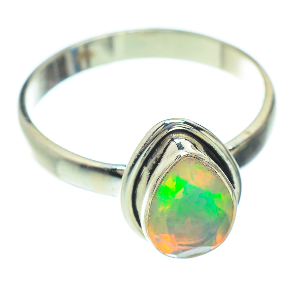 Ethiopian Opal Rings handcrafted by Ana Silver Co - RING52629