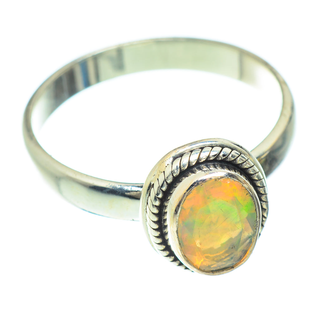 Ethiopian Opal Rings handcrafted by Ana Silver Co - RING52673