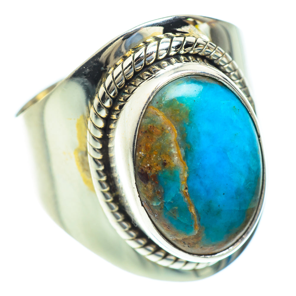 Chrysocolla Rings handcrafted by Ana Silver Co - RING52789