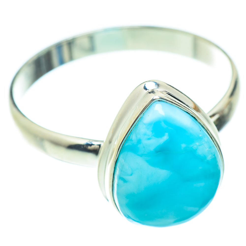 Larimar Rings handcrafted by Ana Silver Co - RING52874