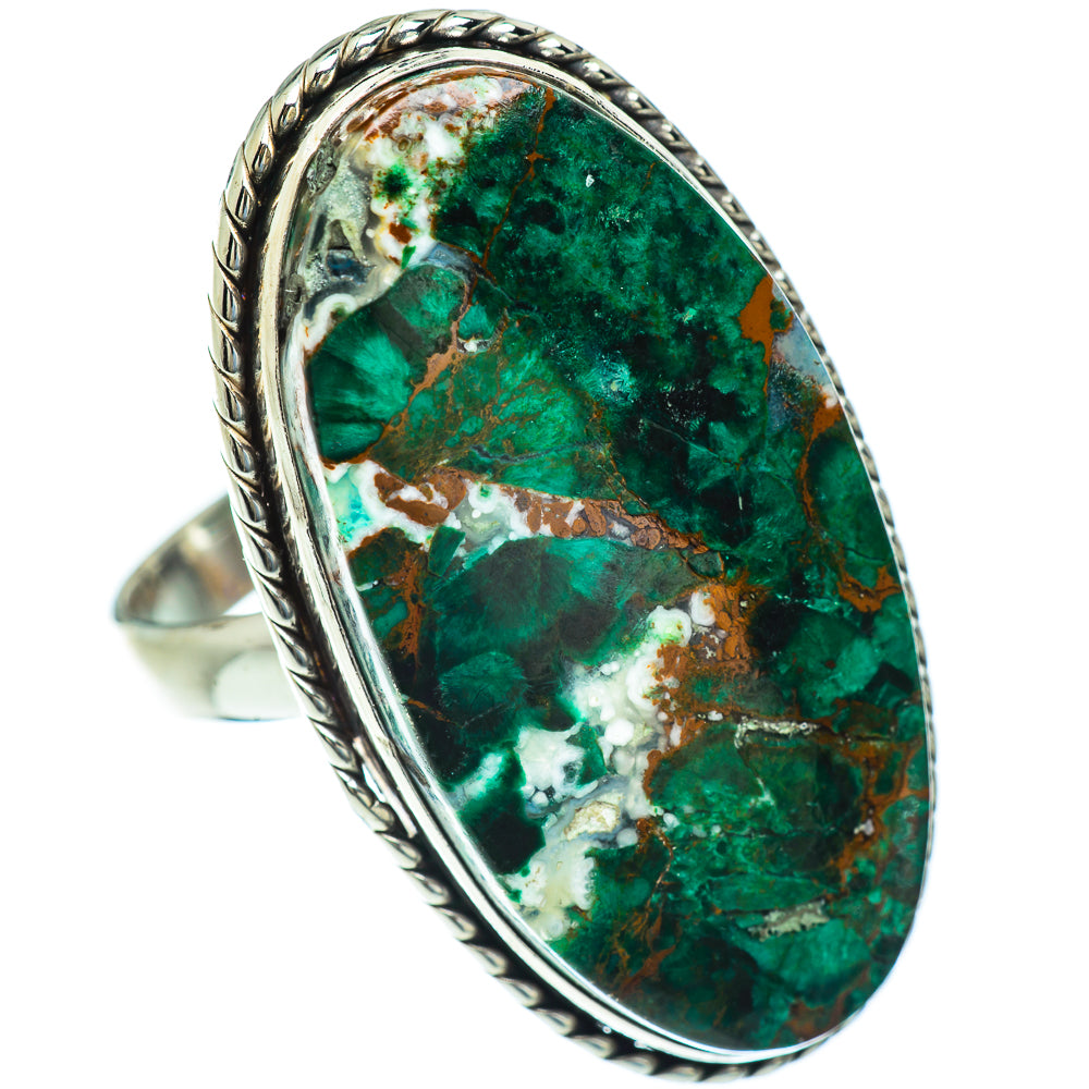 Chrysocolla Rings handcrafted by Ana Silver Co - RING52937