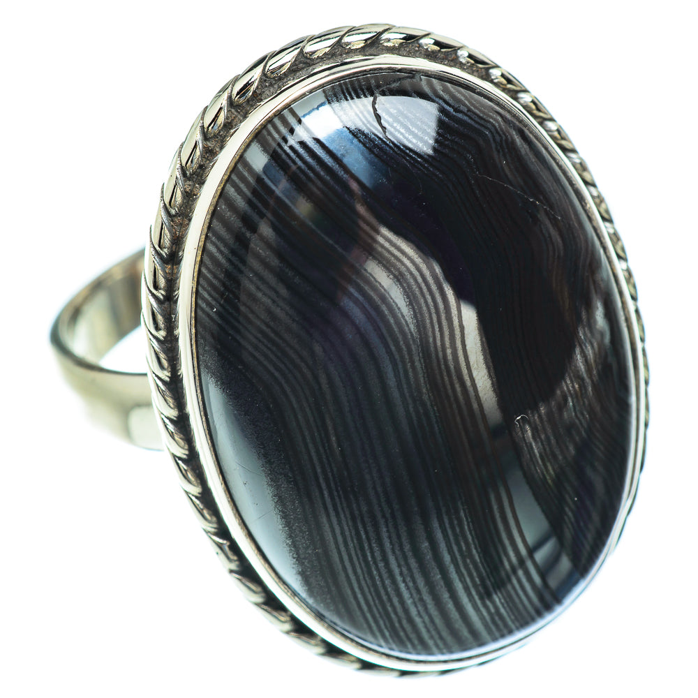 Psilomelane Rings handcrafted by Ana Silver Co - RING52982