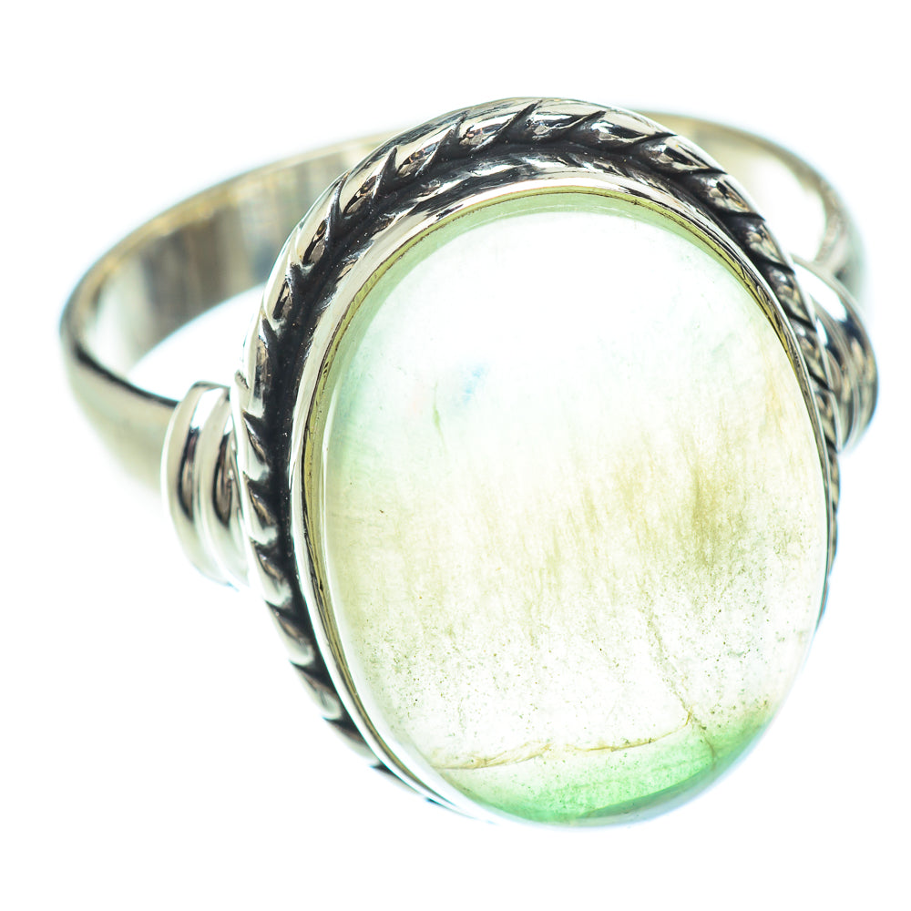 Green Fluorite Rings handcrafted by Ana Silver Co - RING53037