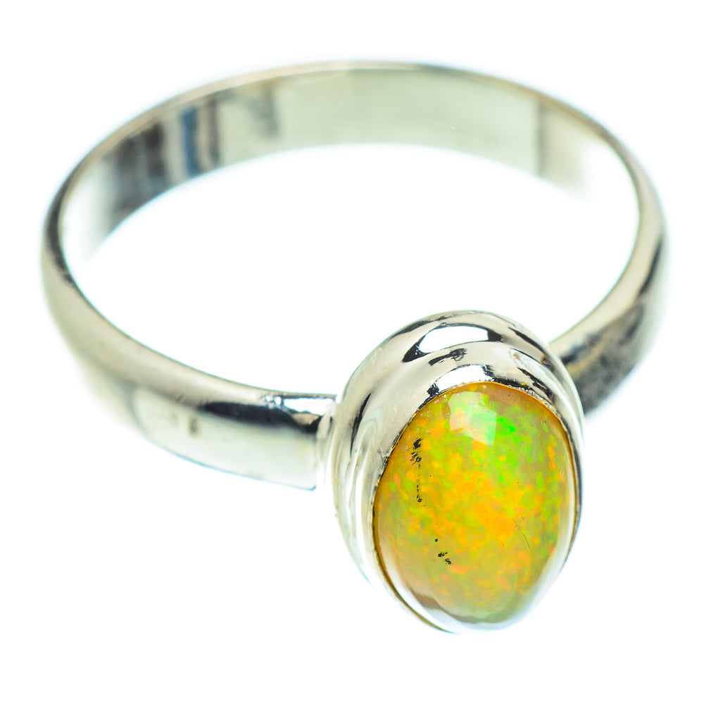 Ethiopian Opal Rings handcrafted by Ana Silver Co - RING53086